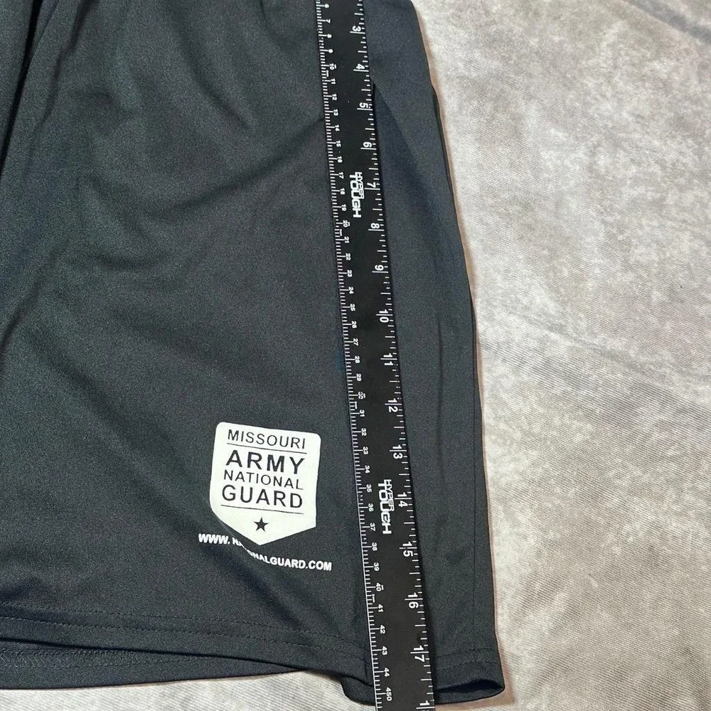 Missouri Army National Guard Augusta Athletic Shorts Mens Medium Black Polyester
